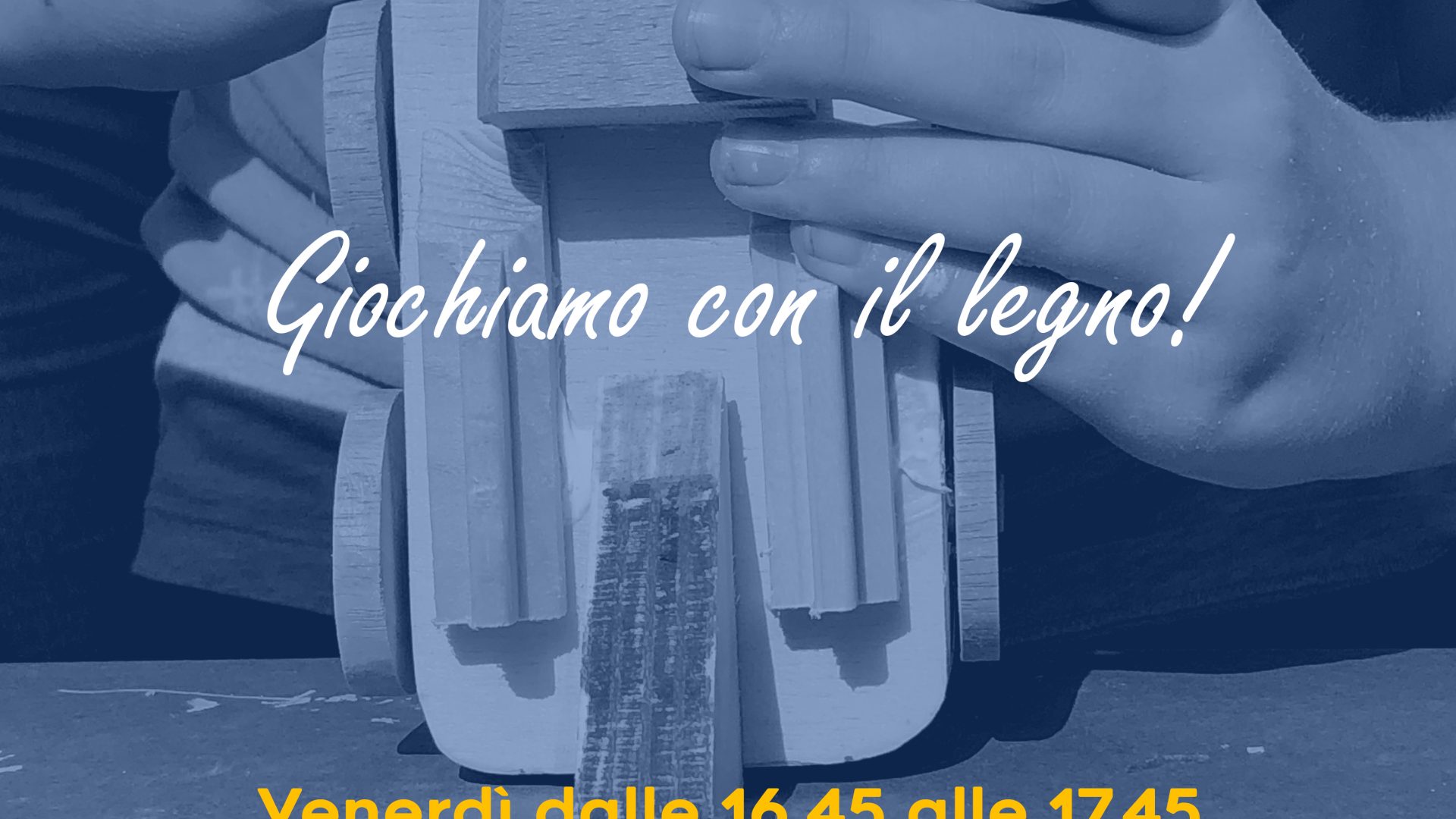 “Giochiamo con il legno!”, un laboratorio inclusivo per bambini dai 6 agli 11 anni